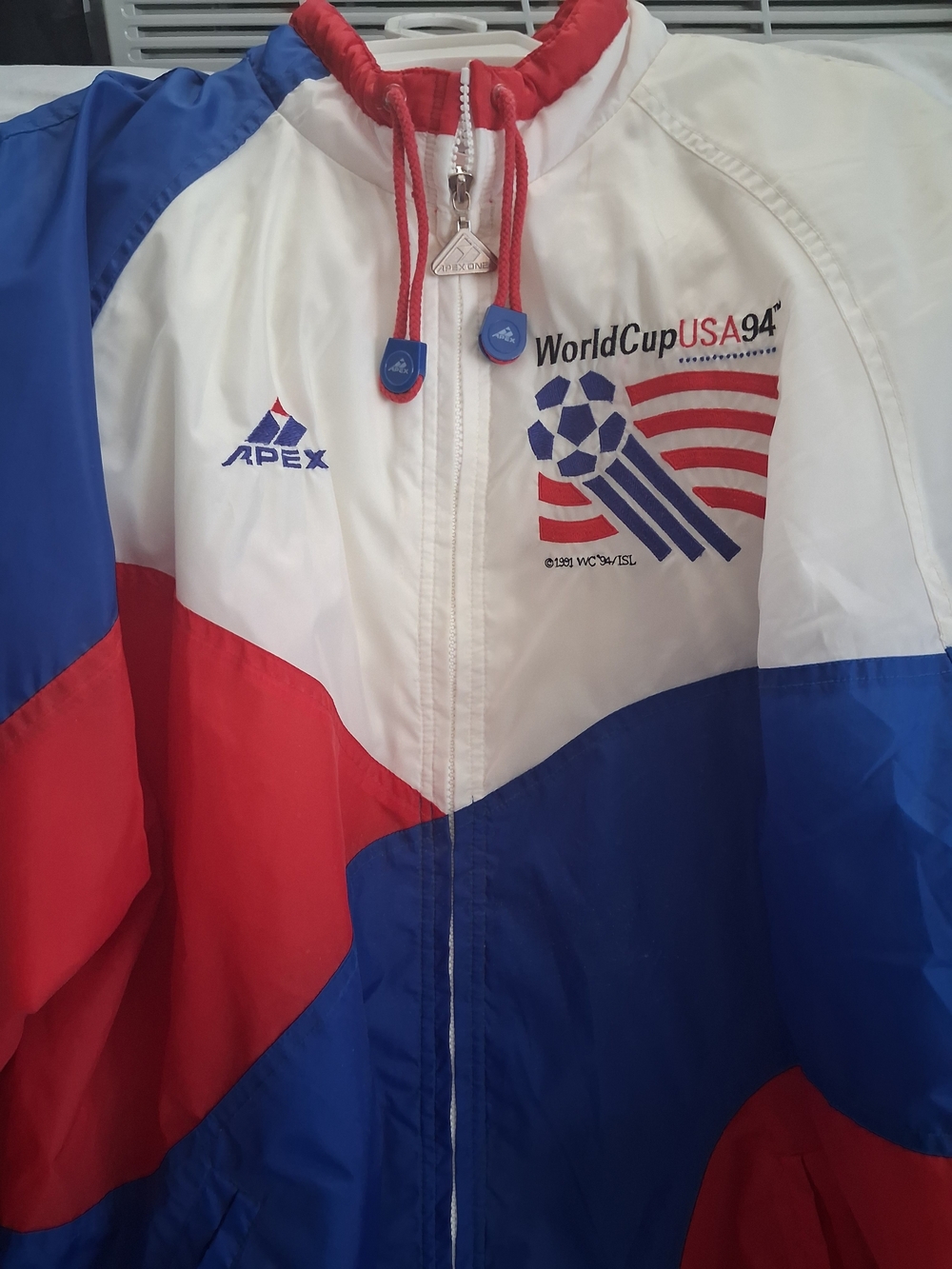 *VINTAGE* Apex WorldCup USA '94  Windbreaker Jacket - - Picture 2 of 6